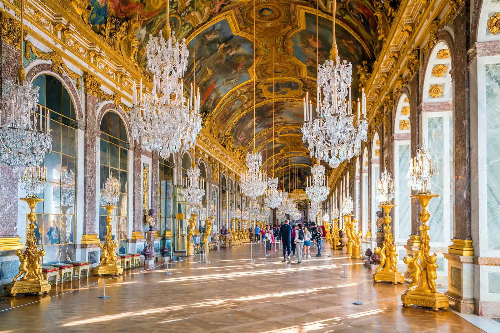 ヴェルサイユ宮殿ー鏡のギャラリー